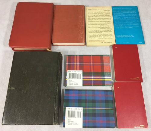 Vintage Books Lot of 9 Holy Bible Red Letter Living 1978 The Pocket Dictionary - Picture 15 of 15