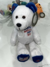 Authentic Collectible Quarter Bear 2004 North Dakota 1889 39 Plush Beanie W/Tag