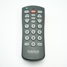 Radio Shack 2-IN-ONE Universal Remote Control 15-1989 With Manual Big Buttons
