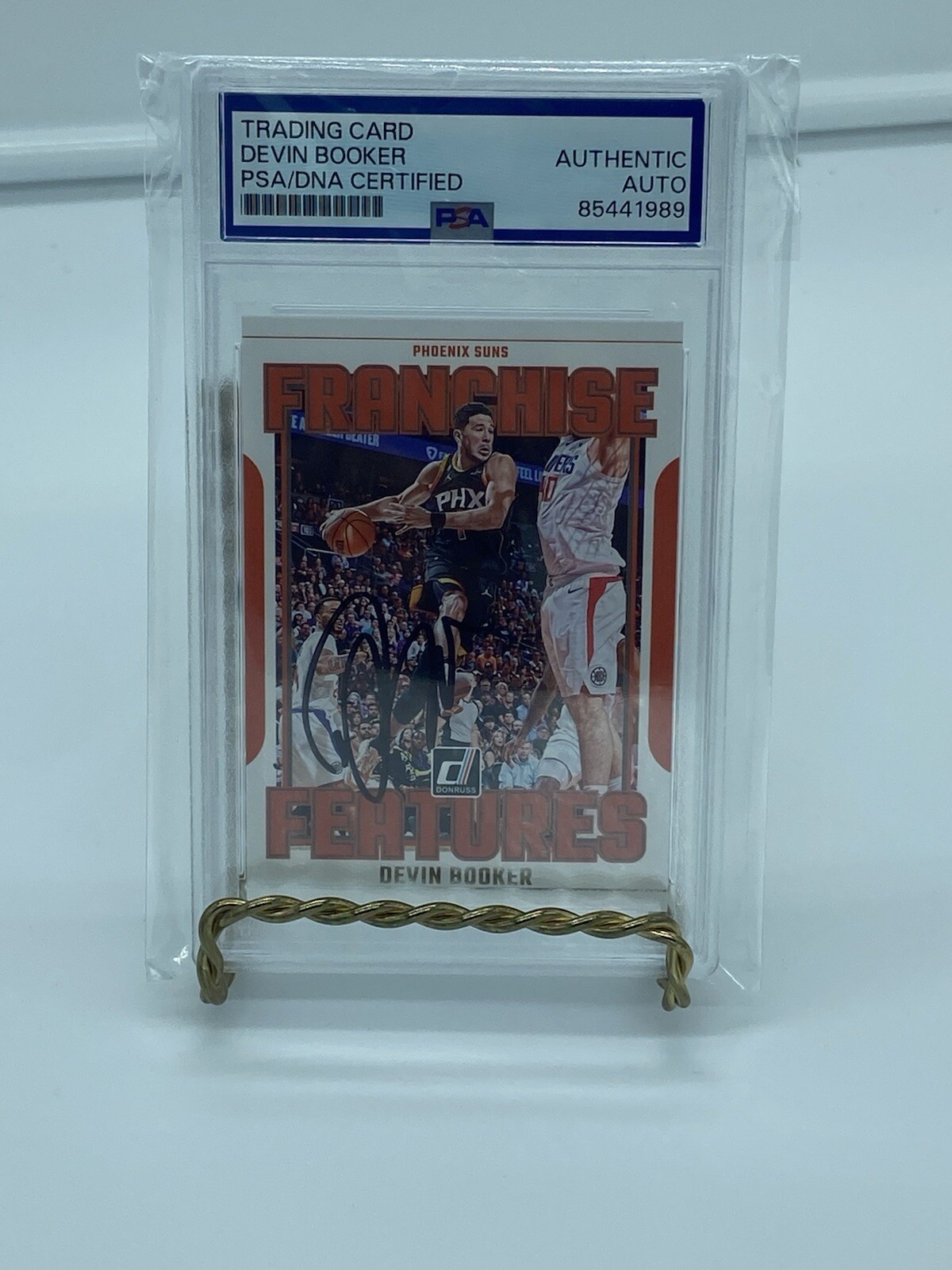 Devin Booker Phoenix Suns Franchise Features Auto Psa Authentic 