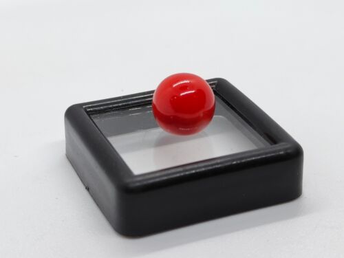 Oxblood Aka Coral Round Beads-Expansive Japanese Red Coral Round Beads Gemstone - Picture 6 of 8