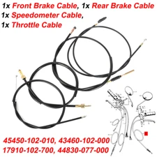 For Honda Trail 90 CT90 1972-1974 Brake Cable Throttle Cable Speedometer Cable