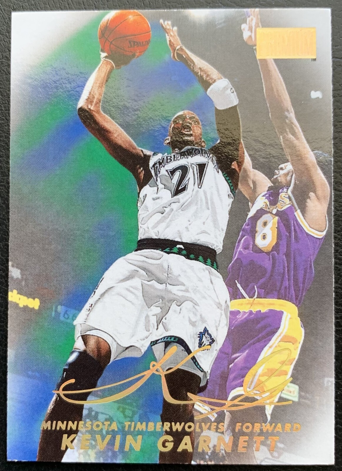 1998 SKYBOX PREMIUM KEVIN GARNETT #53 MINNESOTA TIMBERWOLVES W/KOBE BRYANT NM
