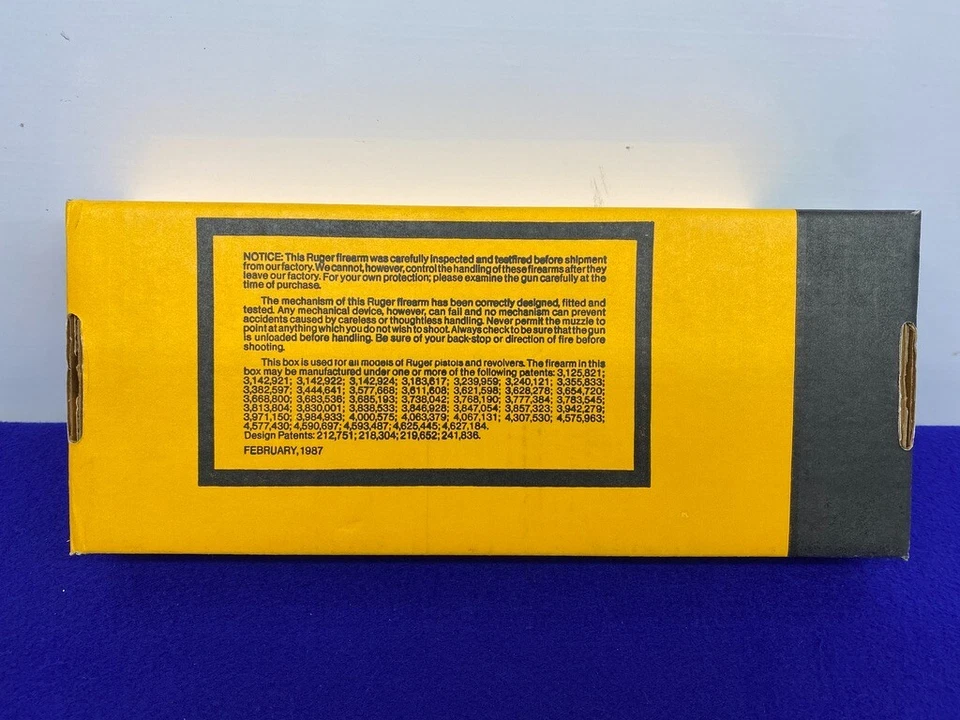 Caja original de fábrica Ruger SP101 .357 Mag vintage Foto 4 de 4