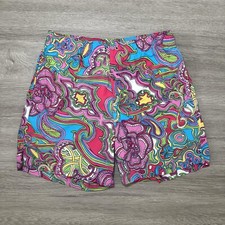 Vintage Lilly Pulitzer Via Palm Beach Mens Swim Trunks Shorts Paisley Multi Sz S