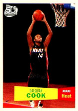 2007-08 Topps 1957-58 Variations #131 Daequan Cook RC Miami Heat