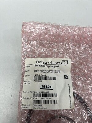 Endress + Hauser 71110303 Sealing Set Housing GT18, GT19, GT20 | eBay