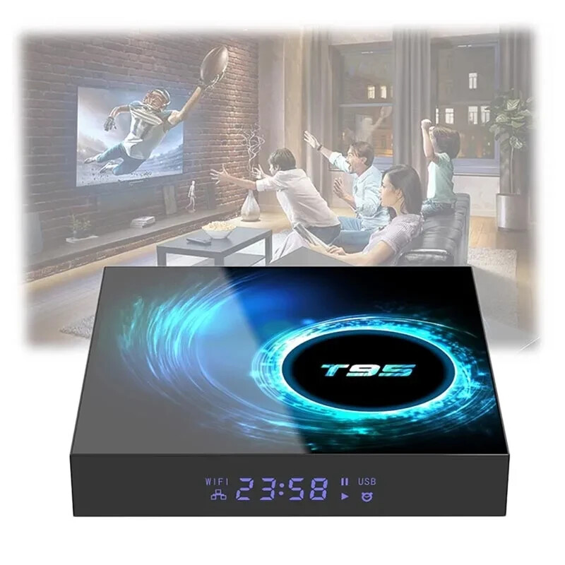 T95 Android Box 4GB 32GB Android 10.0 TV Box H616 Dual Wifi+BT 6K