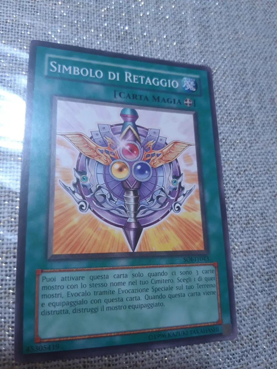 Yu-Gi-Oh Card SIMBOLO DI RETAGGIO SOJ-IT043