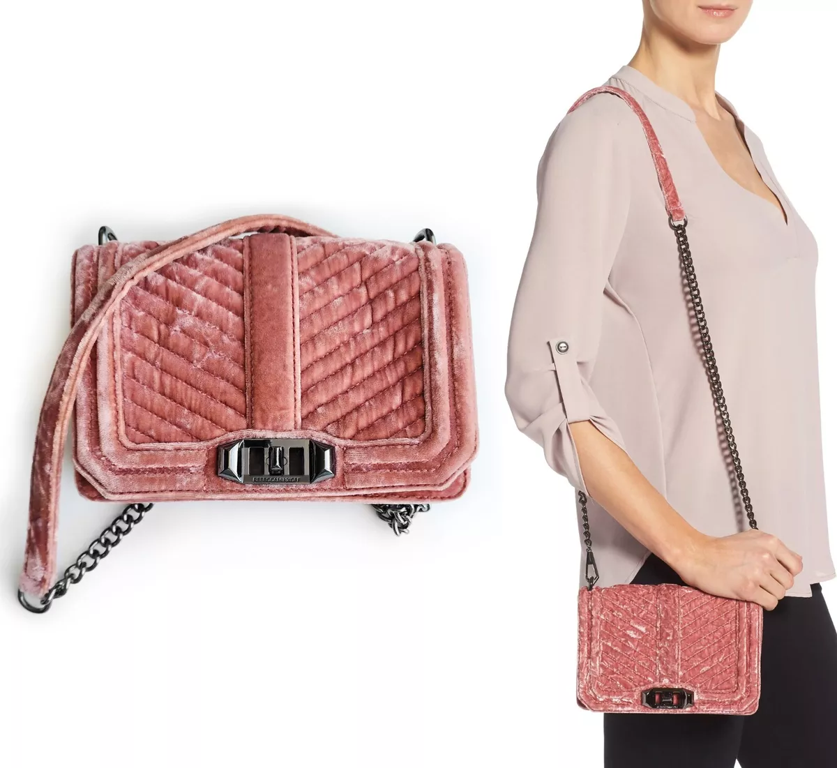 Rebecca minkoff love crossbody pink best sale