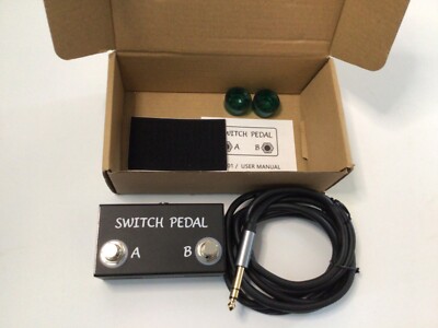 Dual Switch Pedal For Guitar Effect Pedalboard With Long TRS Cable | eBay