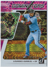 2021 Panini Donruss Dominators Lourdes Gurriel #DOM9 EX Baseball Card Blue Jays