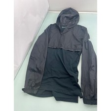 Under Armour Anorak Men Hoodie Pullover Jacket 1/2 Zip Black Fitted Medium M