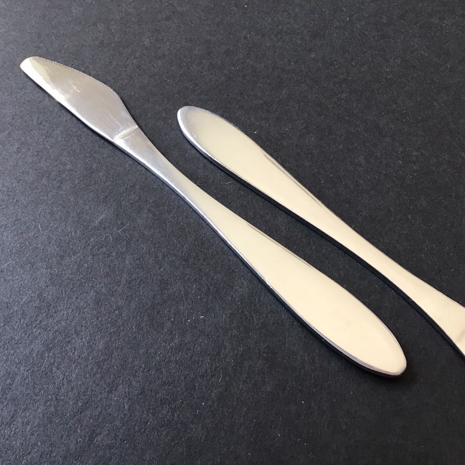 British Airways Stainless Silverware Set 4 Knives Inflight Airline