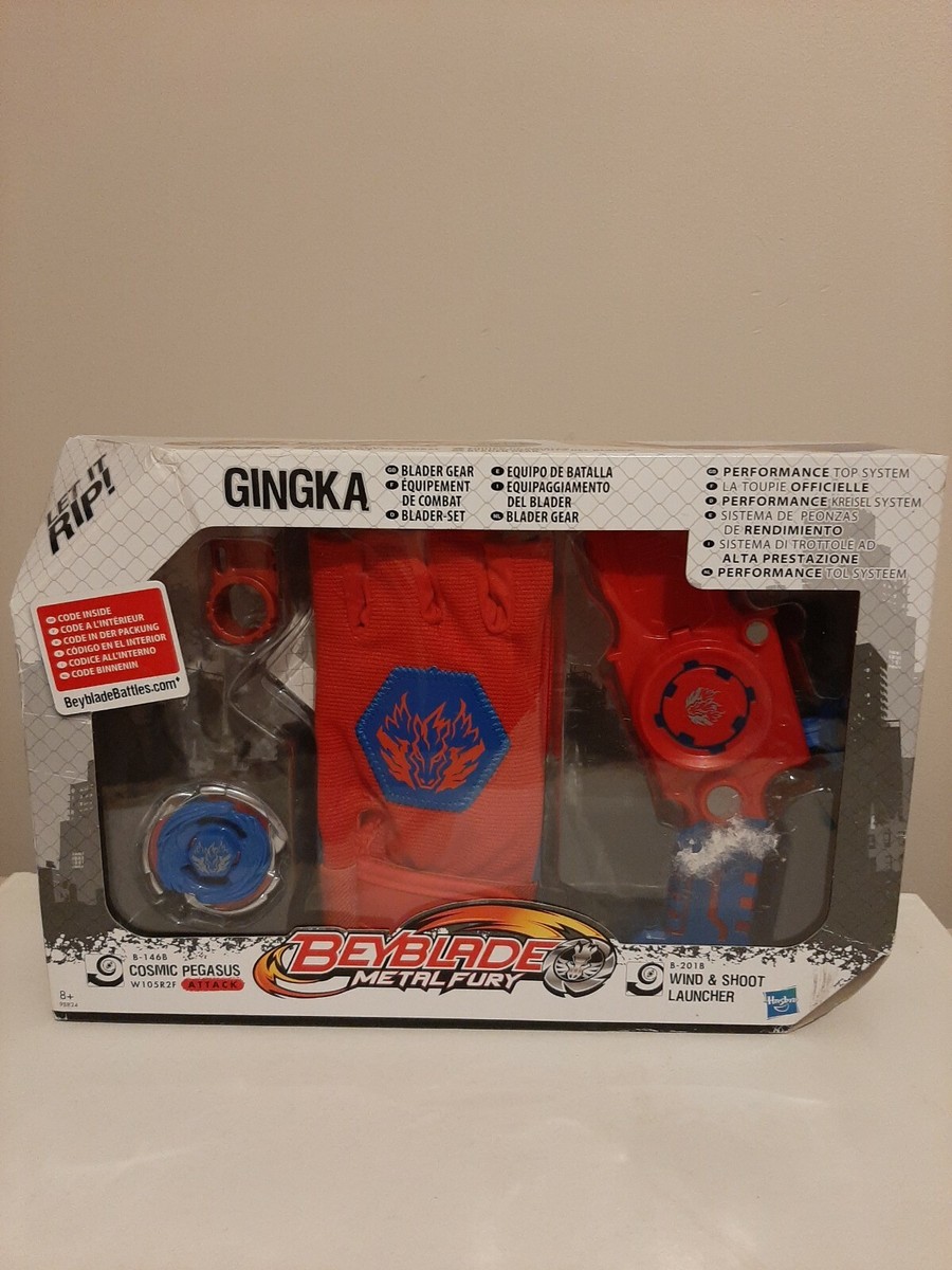 Toupie beyblade hasbro metal fury b-146 cosmic pegasus gingka