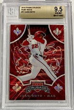2019 Panini Crusade #17 Juan Soto RUBY WAVE /199 BGS 9.5 GEM MINT