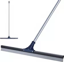 30 inch Commercial Floor Water Sweeper Squeegee, Broom with Expandable Handle