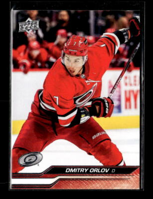 2023-24 Upper Deck NHL Hockey Dmitry Orlov Carolina Hurricanes #527 Card  Lot