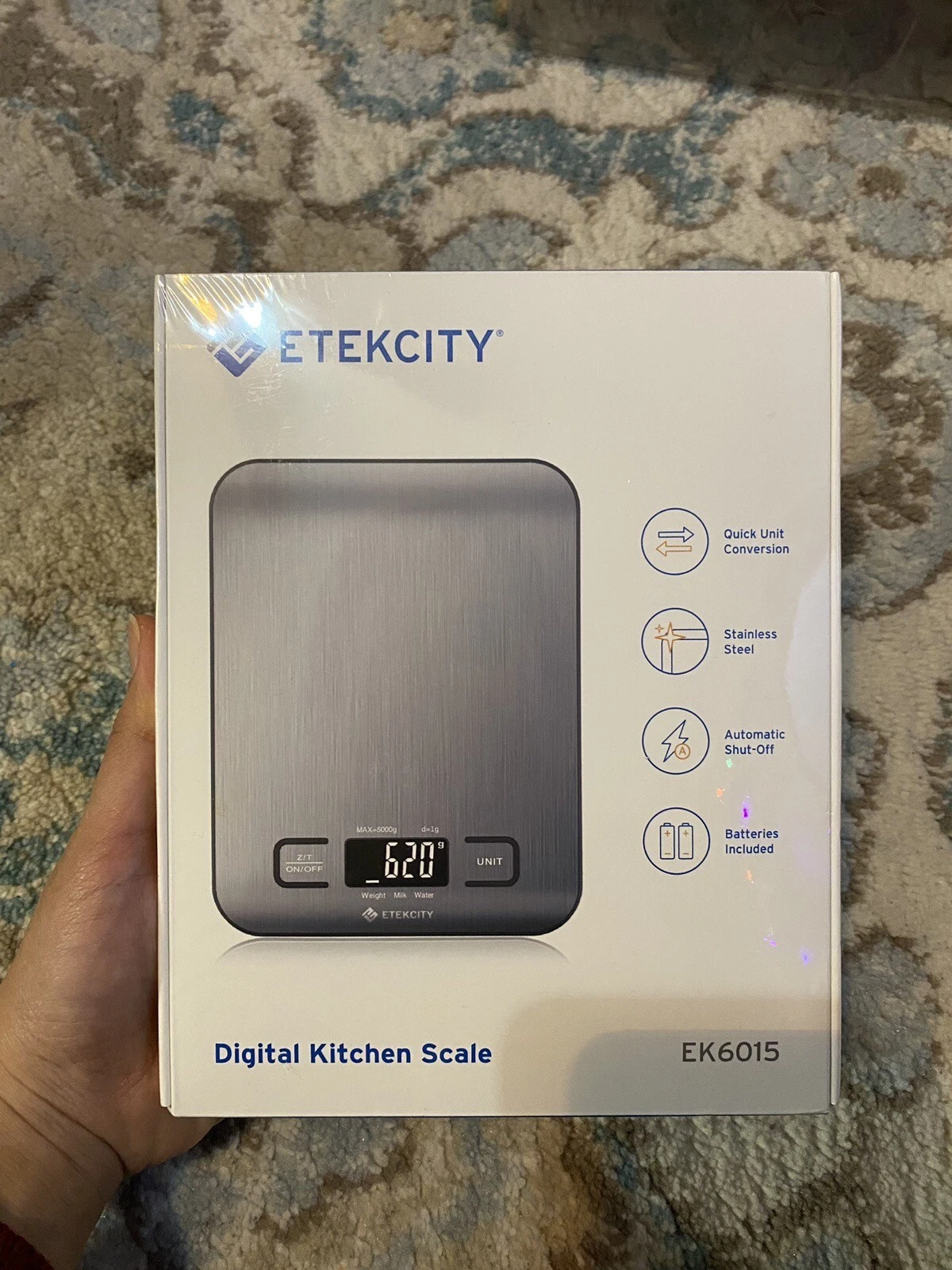 Etekcity Digital Kitchen Scale 11 lb Capacity New Sealed