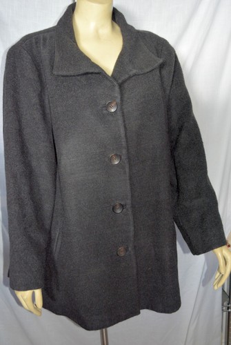 Wool Alpaca Blend Basic Coat 