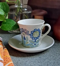 Vintage Figgjo Flint Norway Cup and Saucer Set * Multiple Available 
