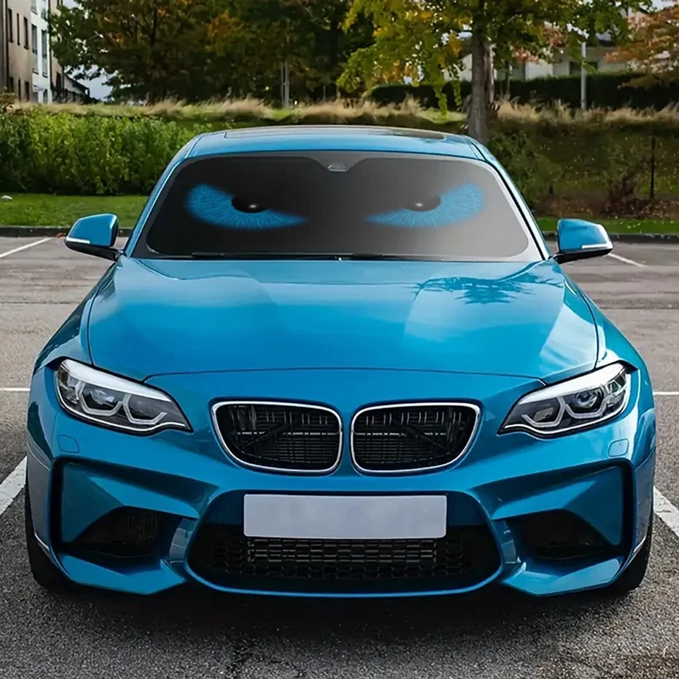 Custom Fit Toyota Blue Eyes Sun Shade – UV Reflective Windshield Protector | USA Foto 3 de 4