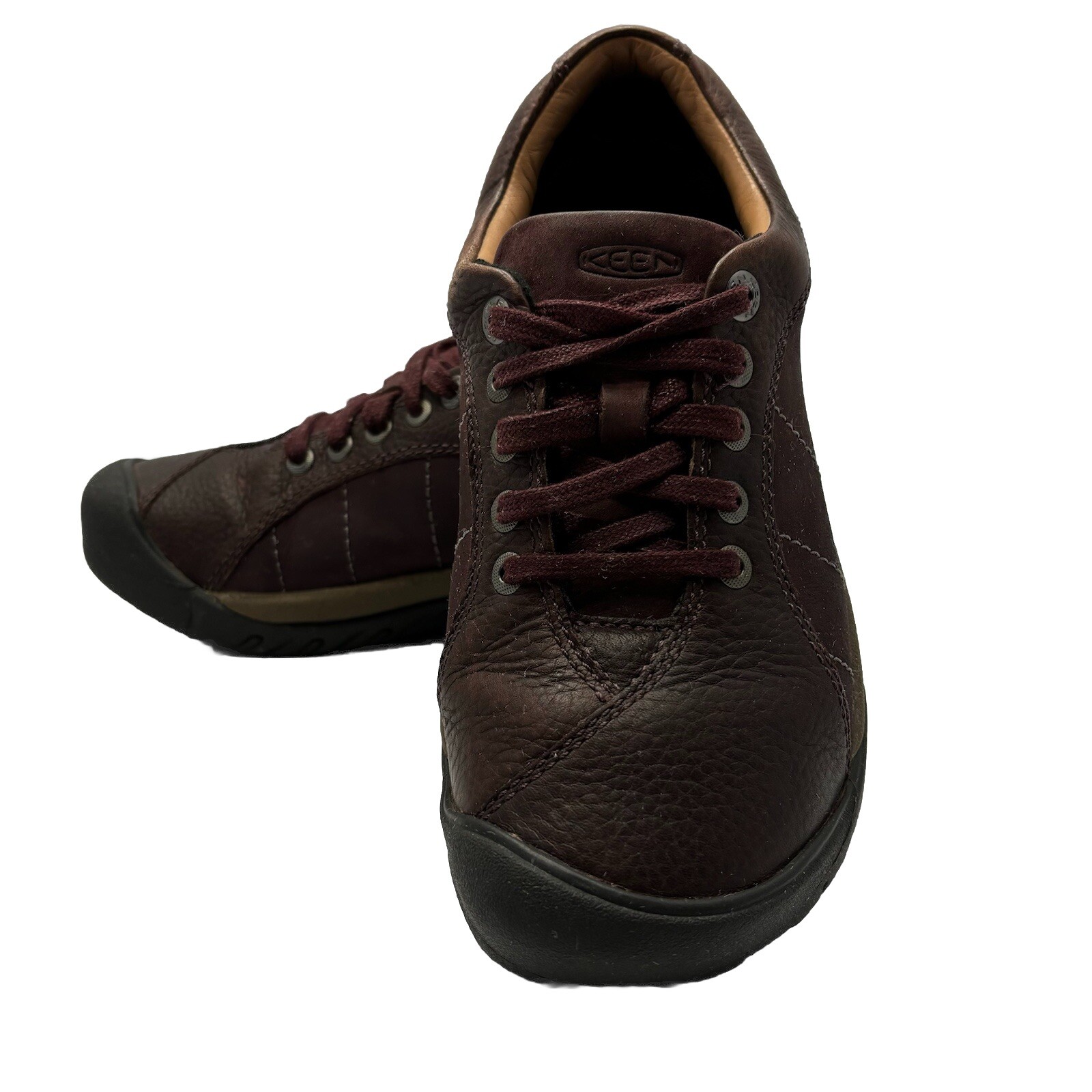 KEEN Scarpe da ginnastica in pelle appassionate marrone donna 7 stringate escursionismo comfort