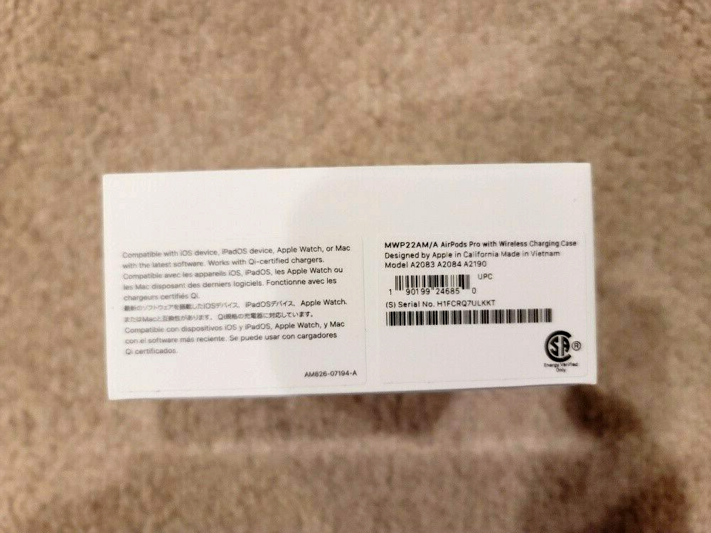 Apple Air Pods Pro (Empty Box) With Manual 100% Authentic (No Air
