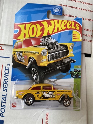 8 SET Hot Wheels 55 Chevy Bel Air Gasser flat BLACK GRAY GOLD White Purple Blue - Picture 9 of 12