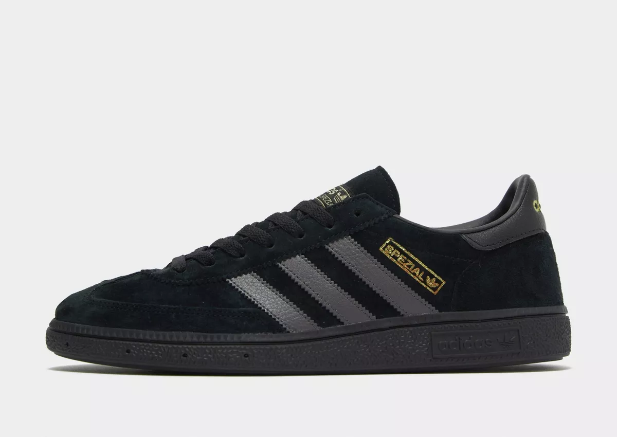 Adidas Originals Handball Spezial ® ( Men Sizes: UK 9.5 & 11.5 ) Triple  Black