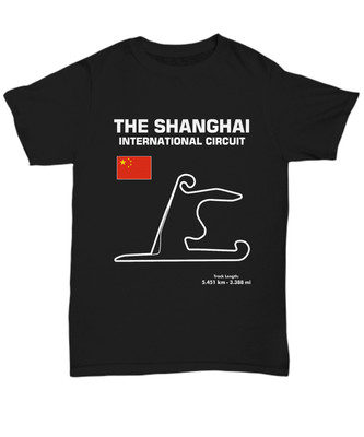 Shanghai International Circuit Track outline shirt - Unisex Tee