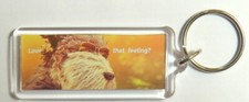 AA DOG LOVE THAT FEELING CLOSE UP & AT RECORD PLAYER LONG KEYRING