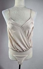 NWT EXPRESS Size XS Women's Tan/Nude/Beige Tank Top Bodysuit
