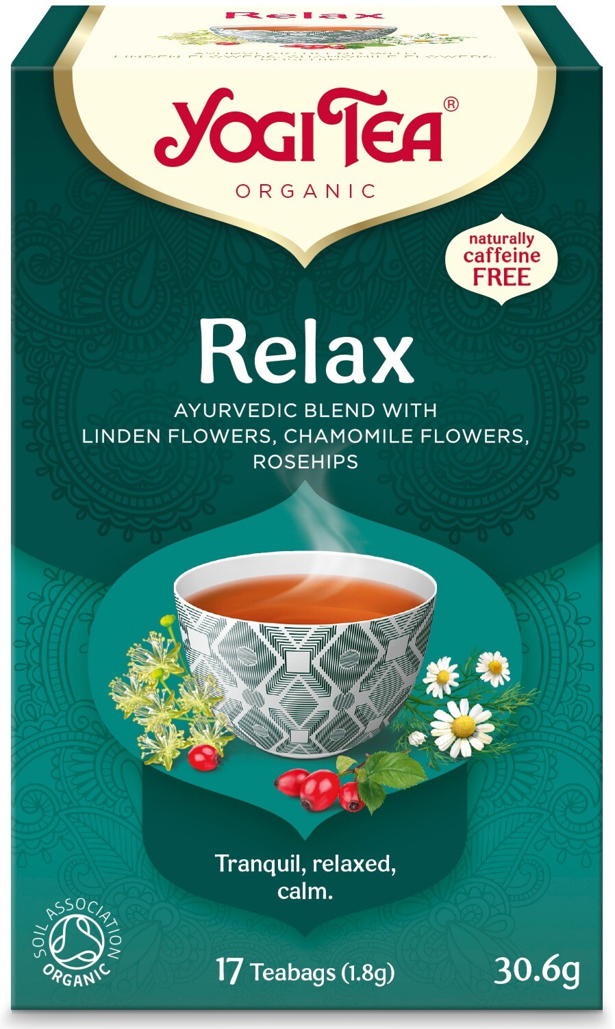 Yogi Tea Relax Tea 17 Bag (Pack of 6)