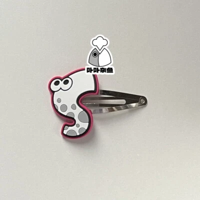 Cartoon Cute Splatoon 3 Cosplay Squid Headdress Hair Clip Hairpin Accessories - Image 1 of 4