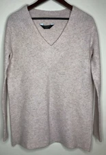 Chrissy Teigen X Revolve Size Small Long Sleeve Pinkish Tan Cream Yak Wool Blend