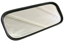 Rosco Mirror Assembly 6x16 Flat Black Interior Rv Safety Glass 530