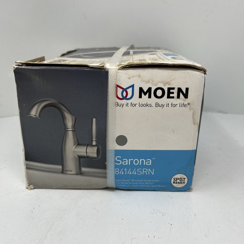 Moen Sarona Spot Resist Brushed Nickel One-Handle Single Hole Rustic Farmhouse - Picture 3 of 6