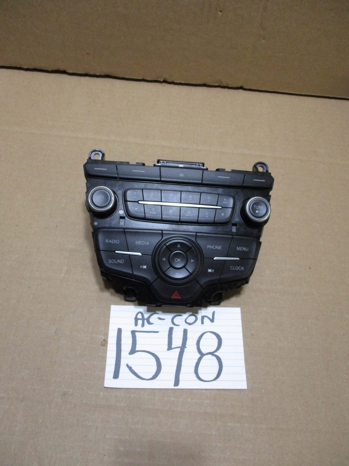 15 16 Ford Fusion Used Radio Control Panel F1ET 18K811LC #1548-AC