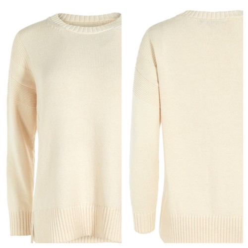 NEW Peruvian Connection Women's Off-White Pima Cotton Kittery Knit Pullover NWT - Picture 2 of 7