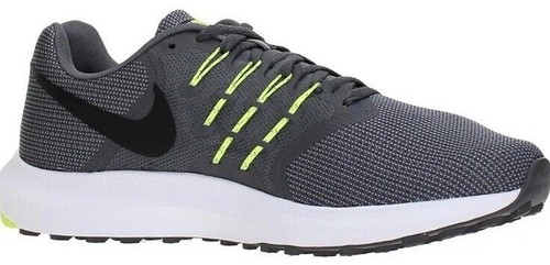 Nike Mens Run Swift 908989-017 Grey Black Running Shoes Lace 