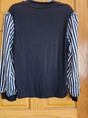 Polyester black blouse size 3XL