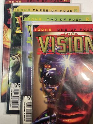 MARVEL ICONS: THE VISION (2002) 1-4 COMPLETE SET GEOFF JOHNS IVAN REIS AVENGERS