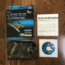 New Mediasonic USB 3.0 PCI-Express Card -- Add two USB 3.0 ports to your PC!