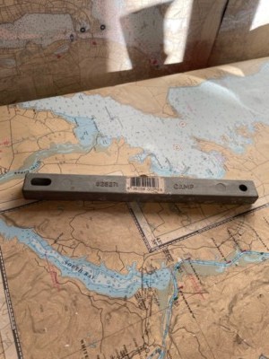 Camp #825271 Quicksilver Outboard Zinc Bar Anode