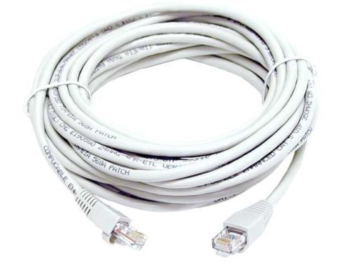 Patch Cord LAN Bianco 2 Piedi Cavi Ethernet Cat5e Premium Bianchi, Lunghi 2 Piedi - Confezione Da 10 Pezzi, Perfetti Per Rete Casa/ufficio Falsa Maglia Catena 520