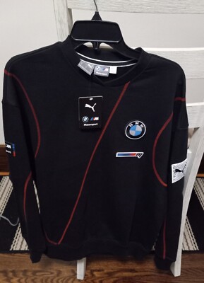 New Puma BMW MMS Garage Crew Neck Outwear (Medium).