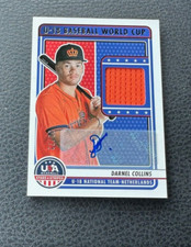 2023 Panini Stars & Stripes Darnel Collins Netherlands Auto Jersey 02/72