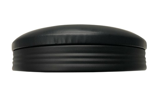 Bar Stool 24" or 29" Tall Black Matte or Glossy Metal Backless Swivel Seat Stool - Picture 2 of 5