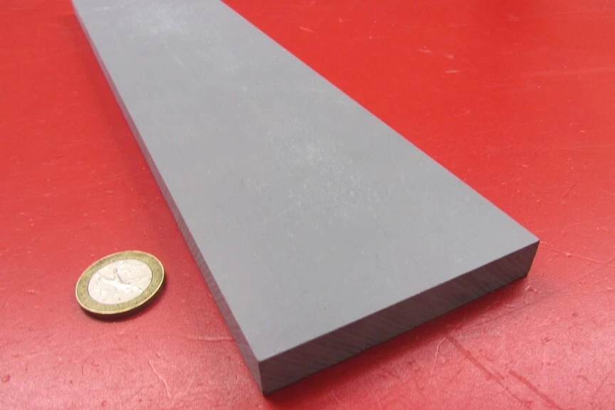 PVC Bar Grey, Type I, .500" (1/2") Thick x 3.50" Wide x 48" Length - Image 2 of 4